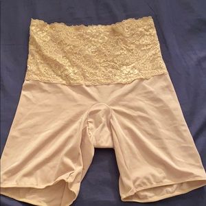 High waisted tan shape wear